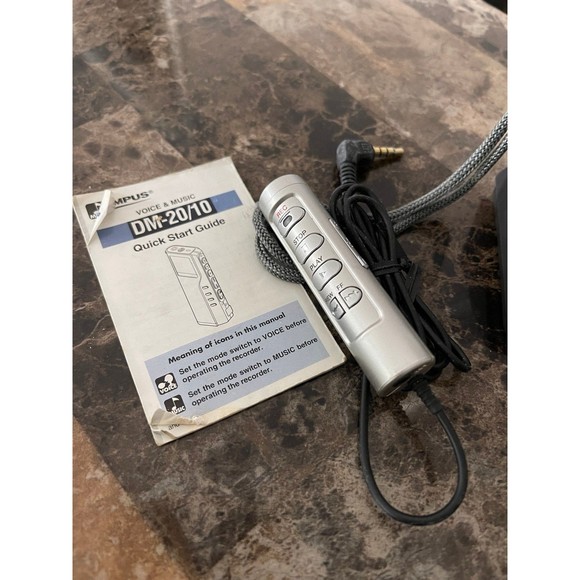 Olympus DM 20 Digital Voice Recorder Dictaphone Working - Picture 5 of 5